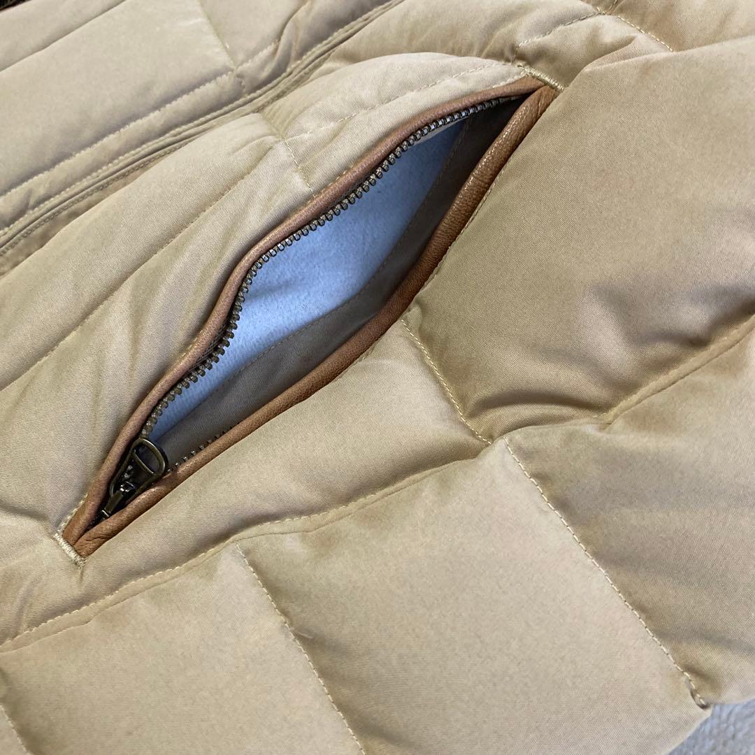 未使用級 ラルフローレン ニットダウンベスト ベージュ