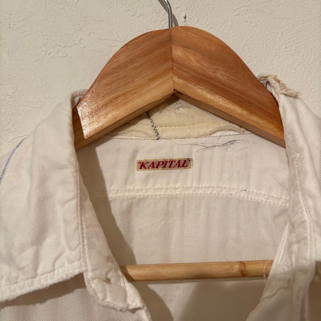 KAPITAL キャピタル パッチワークシャツワンピース XS カントリー