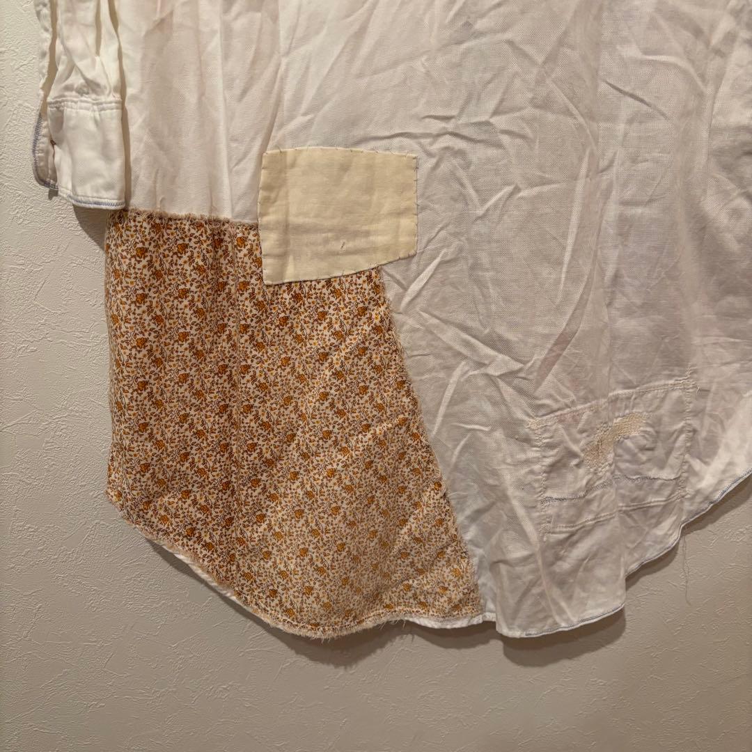 KAPITAL キャピタル パッチワークシャツワンピース XS カントリー