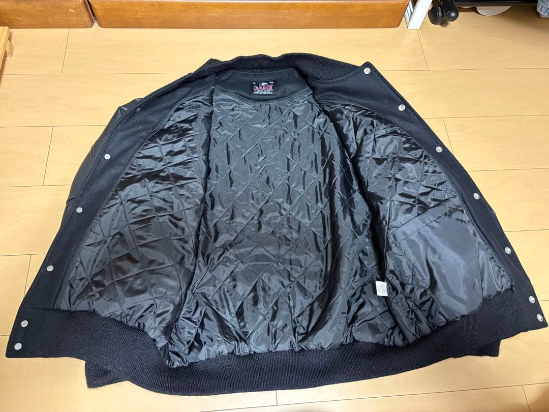 GAME Sportswear バーシティジャケット　 ブラック　最終値下げ！！