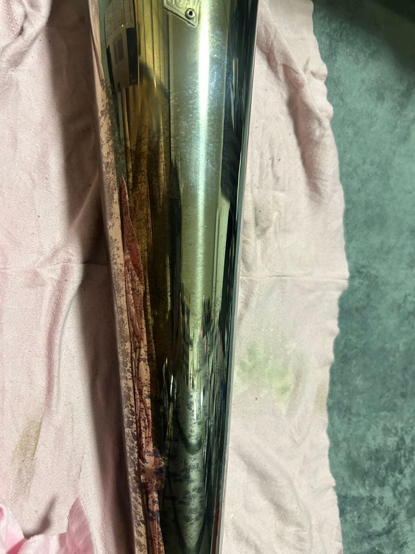 GOODSのテーパードコーン スリップオンマフラーsr400