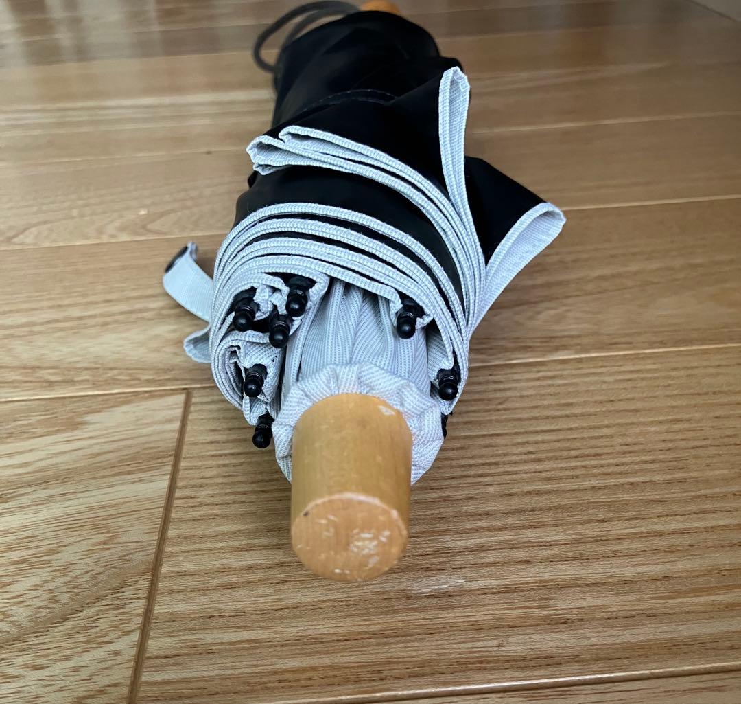 サンバリア100 折りたたみ日傘 ２段折 / moku アイボリー