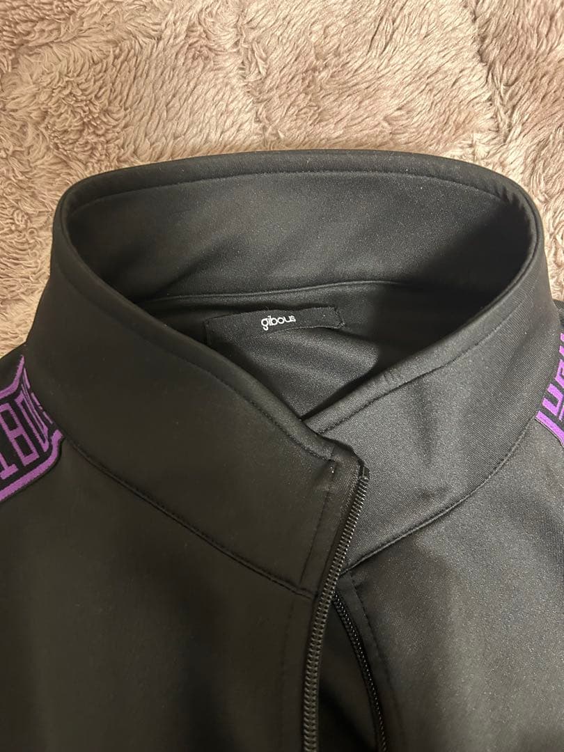 トップス gibous logo jersey scorpion black purple