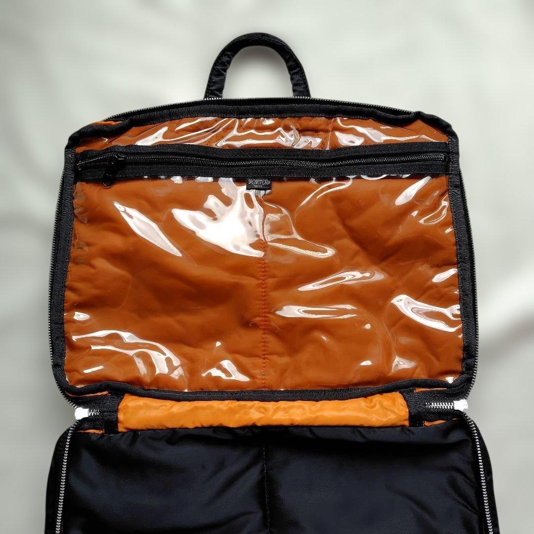 ポータータンカー　2Wayバック 黒 ナイロン バッグ ジッパー付き