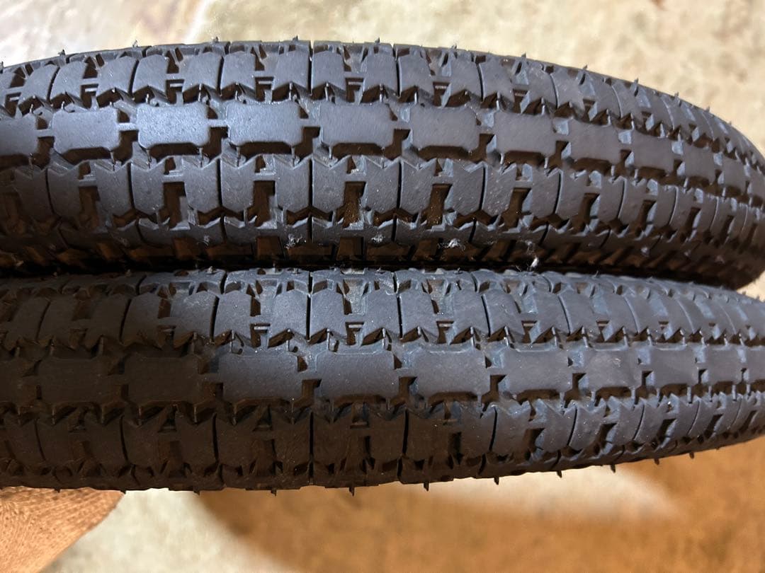 アルミワイドリム、タイヤセット 2.50X17 2.15JX17