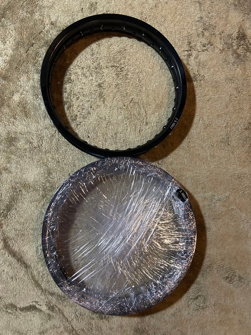 アルミワイドリム、タイヤセット 2.50X17 2.15JX17