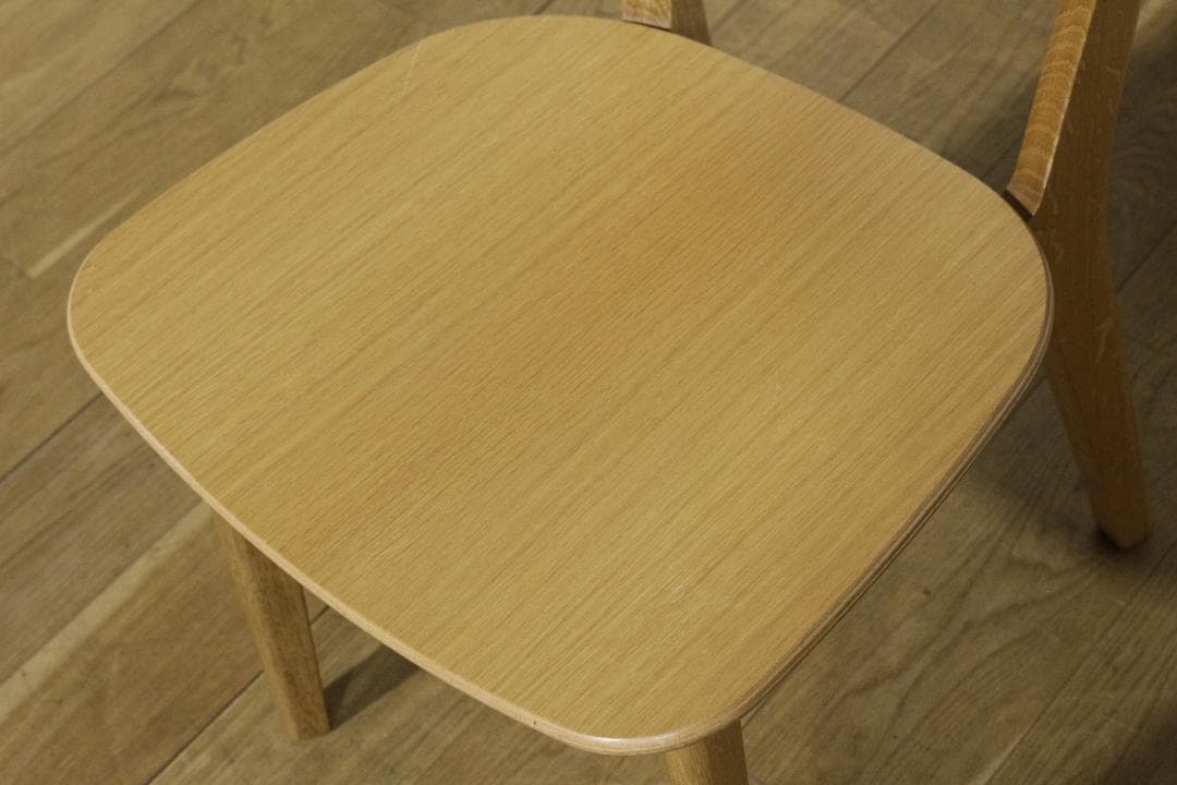 イ*ィ様 maruniマルニ★Roundishアームレスチェア★板座★２脚セット