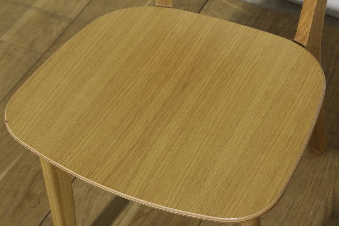 イ*ィ様 maruniマルニ★Roundishアームレスチェア★板座★２脚セット