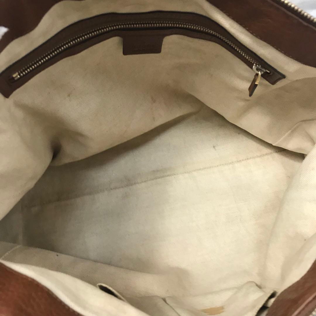 希少✨ グッチ ショルダーバッグ 2WAY ベージュ ブラウン GG キャンバス