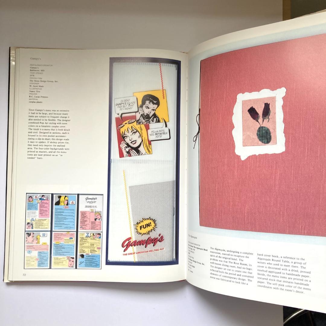 MENU design by Judi Radice メニューデザインオーク出版