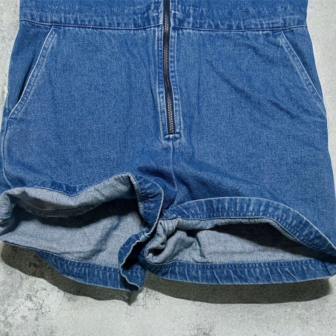 adidas NiziUマヤ着用 あのちゃん着用 ジャンプスーツ デニム M