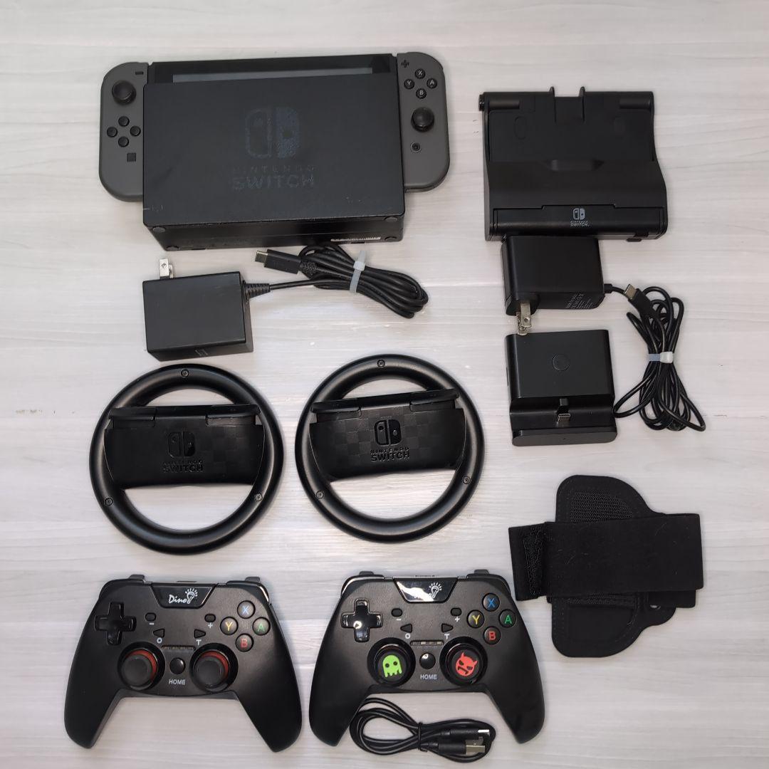 【中古】Nintendo Switch 本体 + コントローラ + 付属品セット