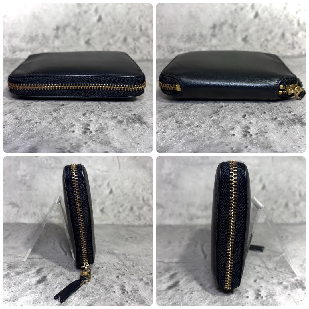 【K！】コムデギャルソン ラウンドジップミニ財布 マルチパース ブラック黒