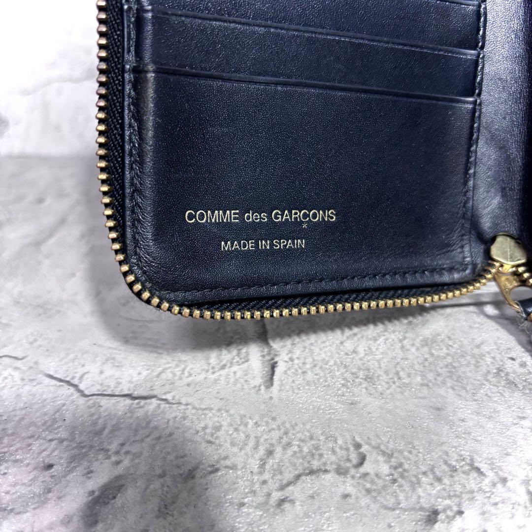 【K！】コムデギャルソン ラウンドジップミニ財布 マルチパース ブラック黒