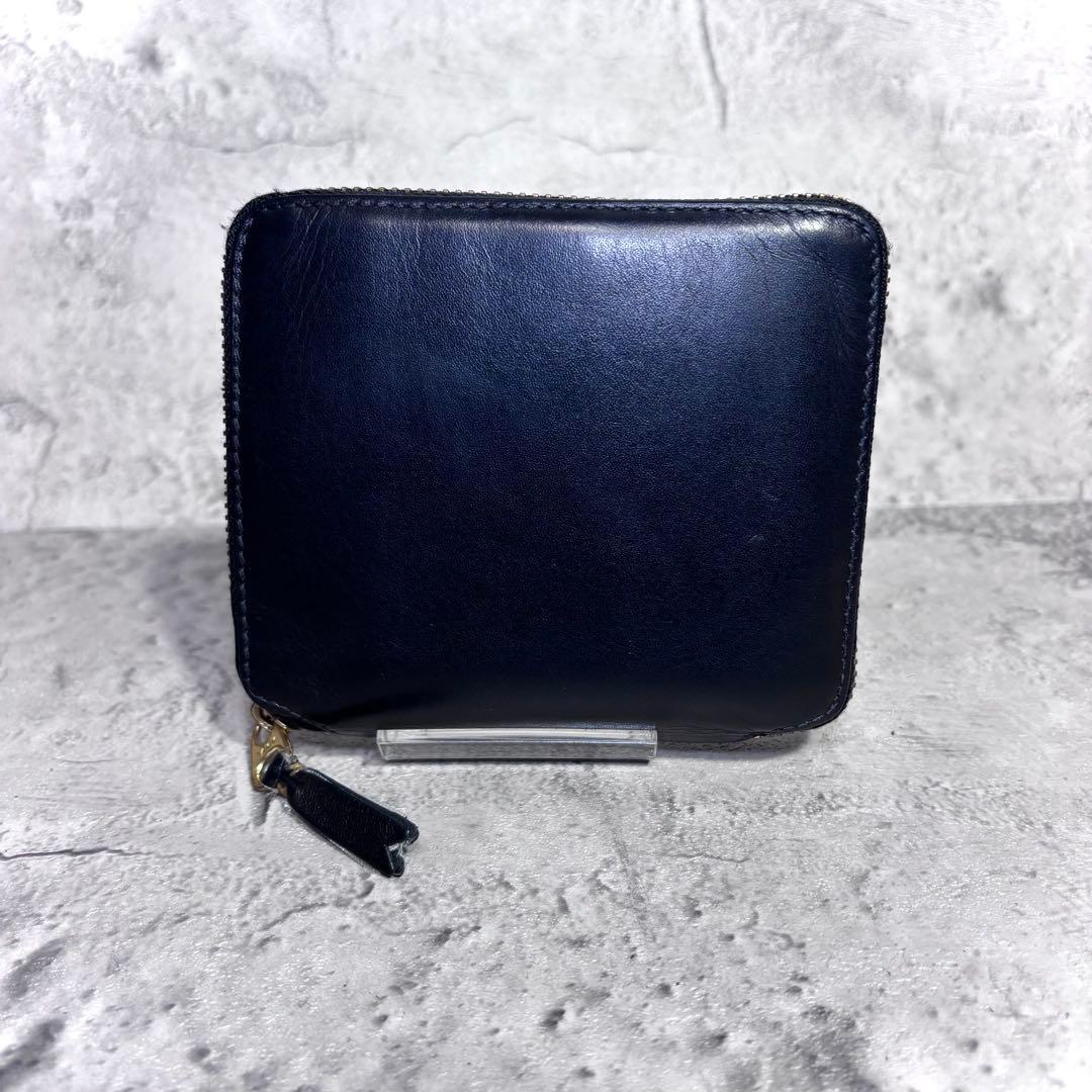 【K！】コムデギャルソン ラウンドジップミニ財布 マルチパース ブラック黒