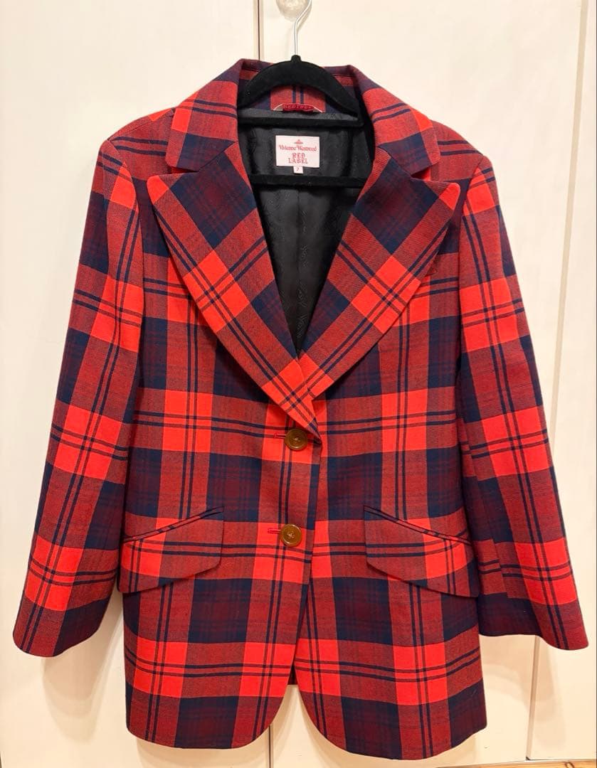 レア★VivienneWestwood★タータンチェックテーラードジャケット