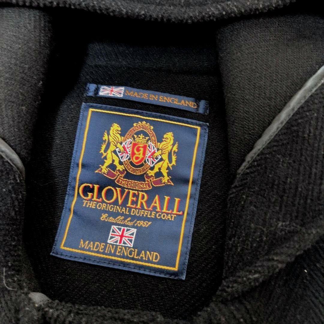 GLOVERALL 80-90s ダッフルコート ヘリンボーン キングストン 黒