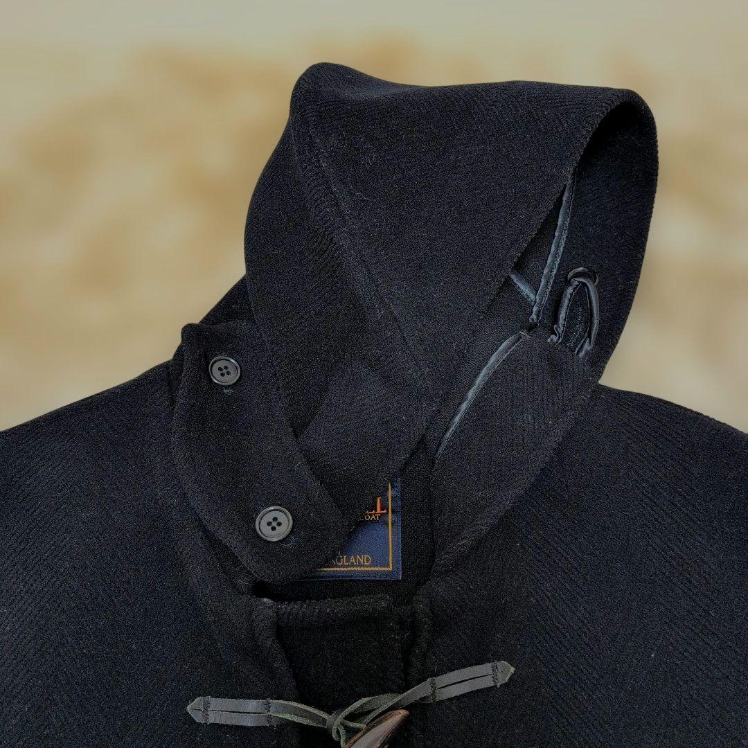 GLOVERALL 80-90s ダッフルコート ヘリンボーン キングストン 黒