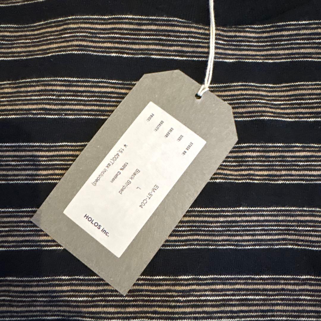 トップス ENDS and MEANS Horizontal stripe tee