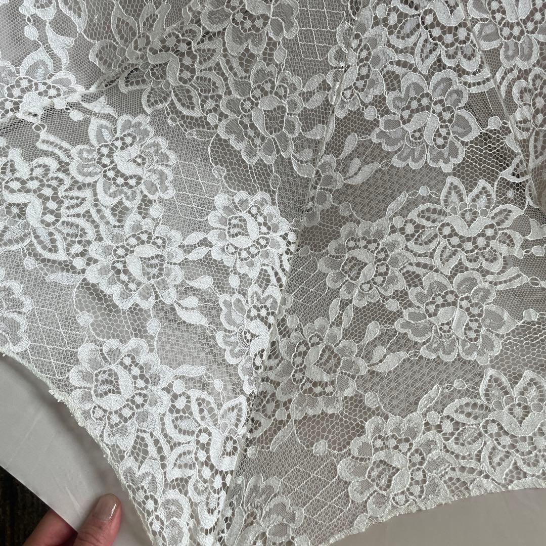 【パソッティ】新品未使用　レース模様 ホワイト日傘