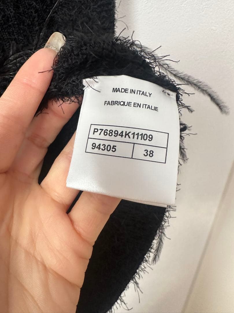 CHANEL フリンジビスチェ ブラック 38
