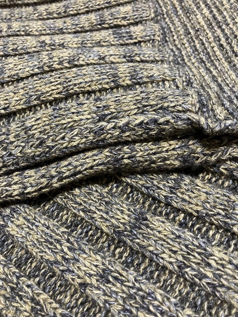 極美品　ダブルアールエル　オリーブグリーン　マフラー　RRL