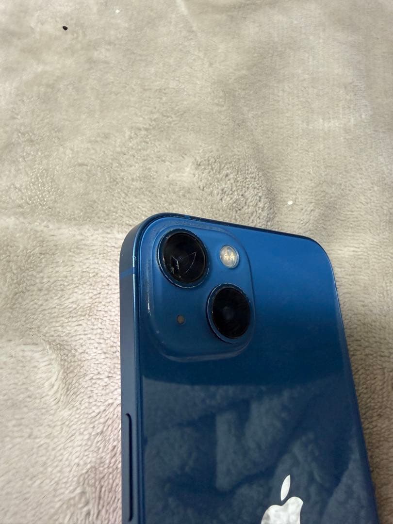 ふ*わ様 iPhone13 ブルー 充電コード イヤホン付き