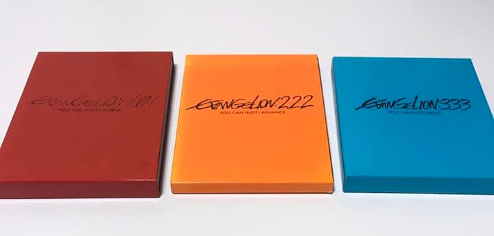 エヴァンゲリオン　映画　序　破　 DVD Q  Blu-ray 3点　エヴァ