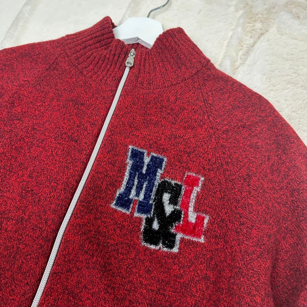 ✨希少✨MARK & LONA スカルロゴ ジップアップ ニット L