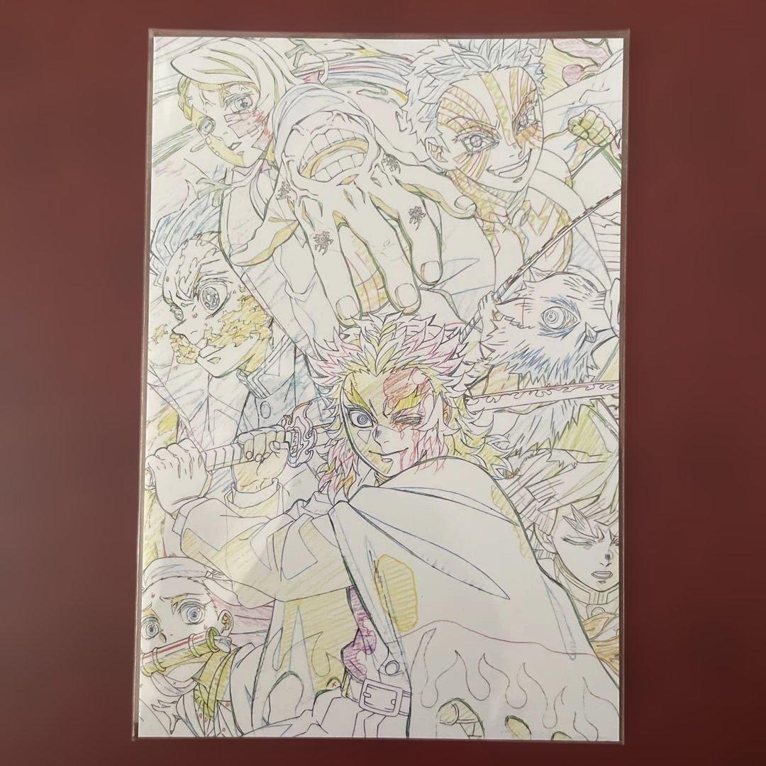 鬼滅の刃　ufotable 無限列車編　アニメーション原画集　ポストカード付き