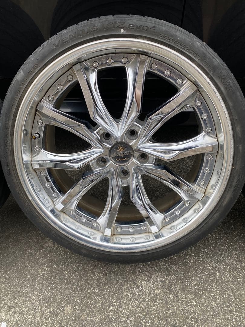 ホイール　クラウン　ウェッズ クレンツェ ヴェラーエ 　19インチ114.3