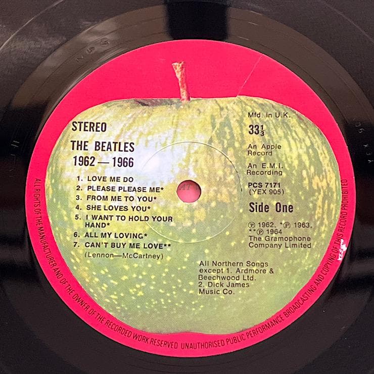 ★UK オリジナル盤 ビートルズ「赤盤」＆「青盤」