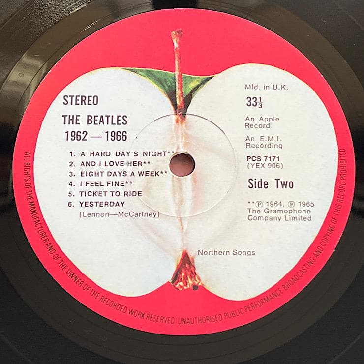 ★UK オリジナル盤 ビートルズ「赤盤」＆「青盤」