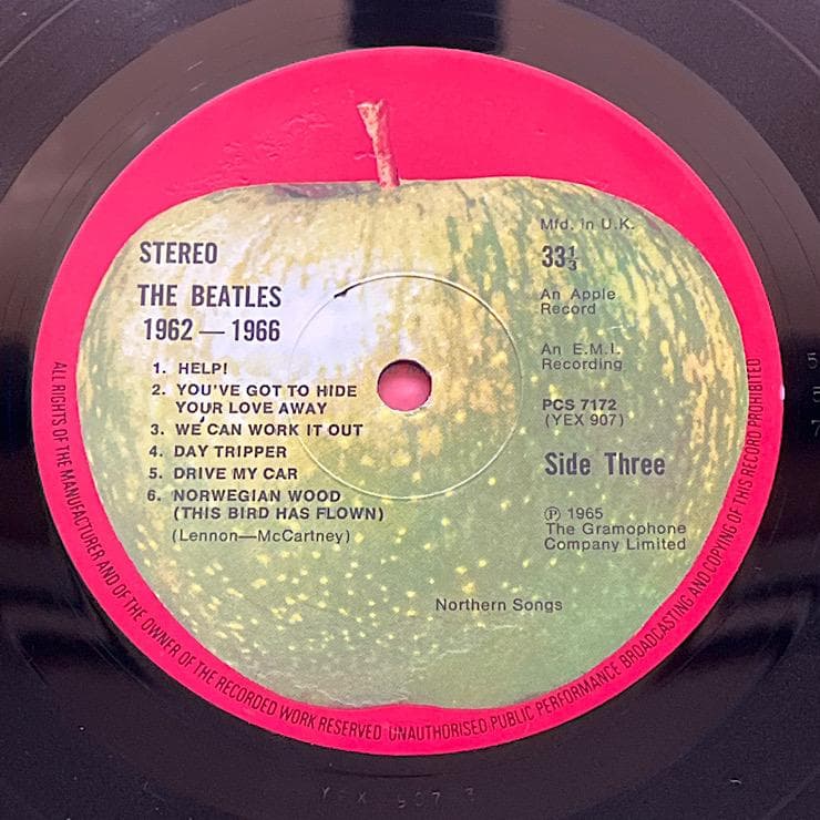 ★UK オリジナル盤 ビートルズ「赤盤」＆「青盤」