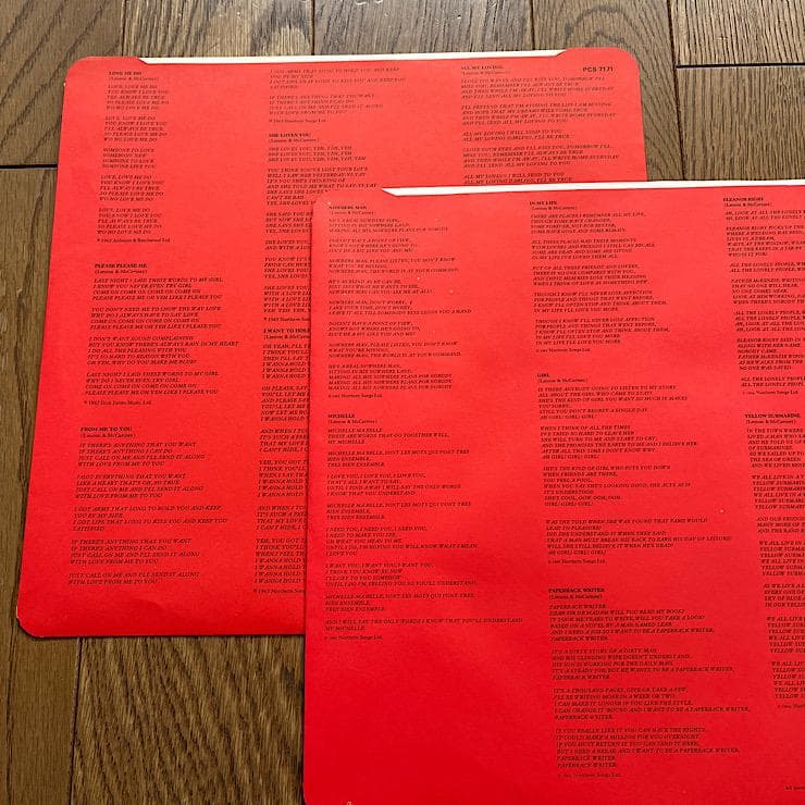 ★UK オリジナル盤 ビートルズ「赤盤」＆「青盤」