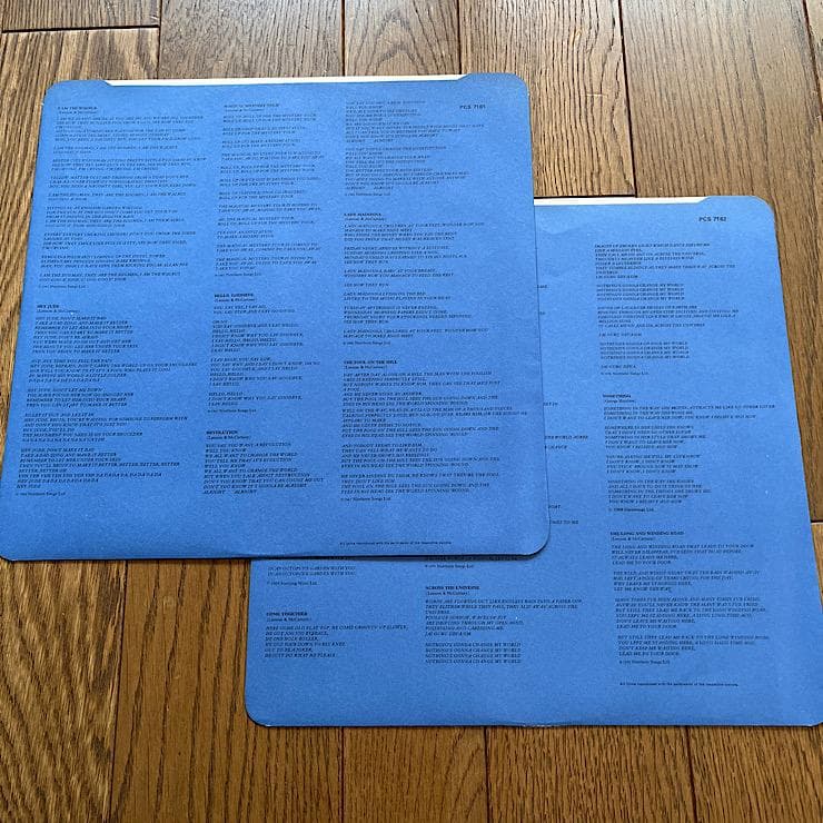 ★UK オリジナル盤 ビートルズ「赤盤」＆「青盤」