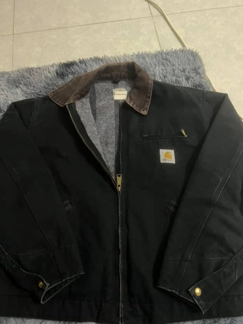 カーハートデトロイトジャケット J01 BLK