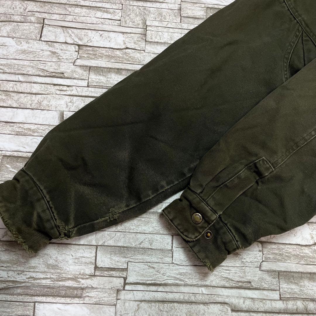 90s Cabela’s ダッグジャケット 裏ボア モスグリーン グッドフェード