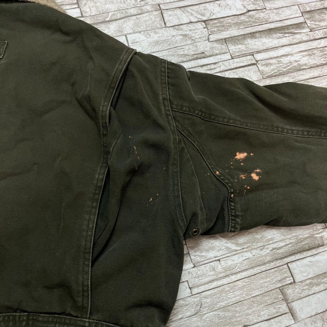 90s Cabela’s ダッグジャケット 裏ボア モスグリーン グッドフェード