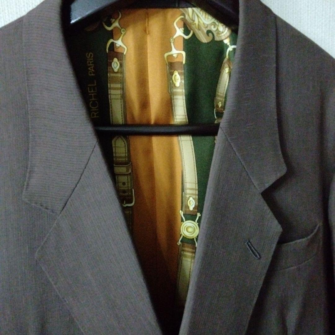 RICHEL PARIS ブラウン ダブルブレストスーツ