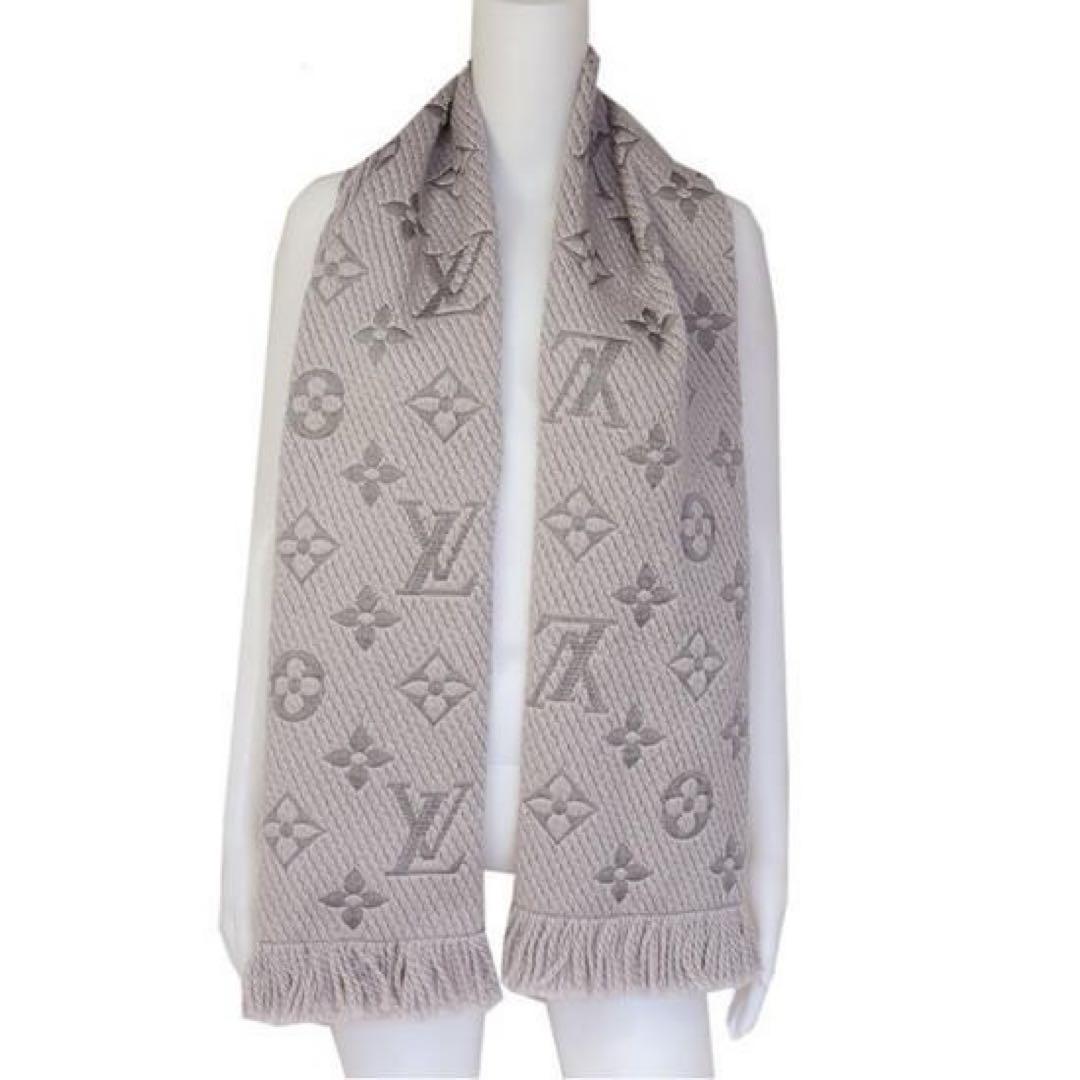 Louis Vuitton エシャルプロゴマニア グレー