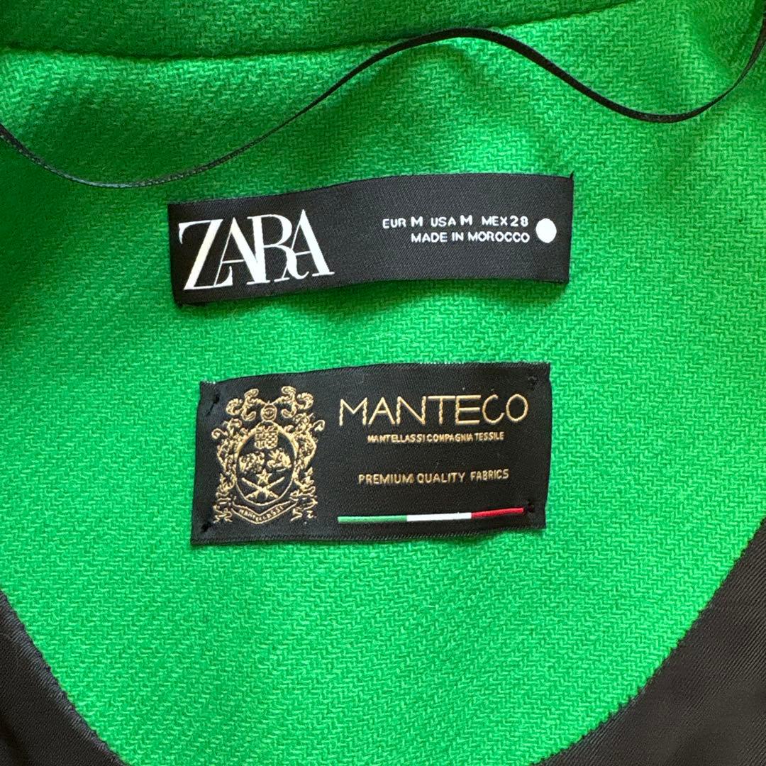 【新品】タグ付き✨ZARAザラ 近年モデル ダブルチェスターコート マンテコ