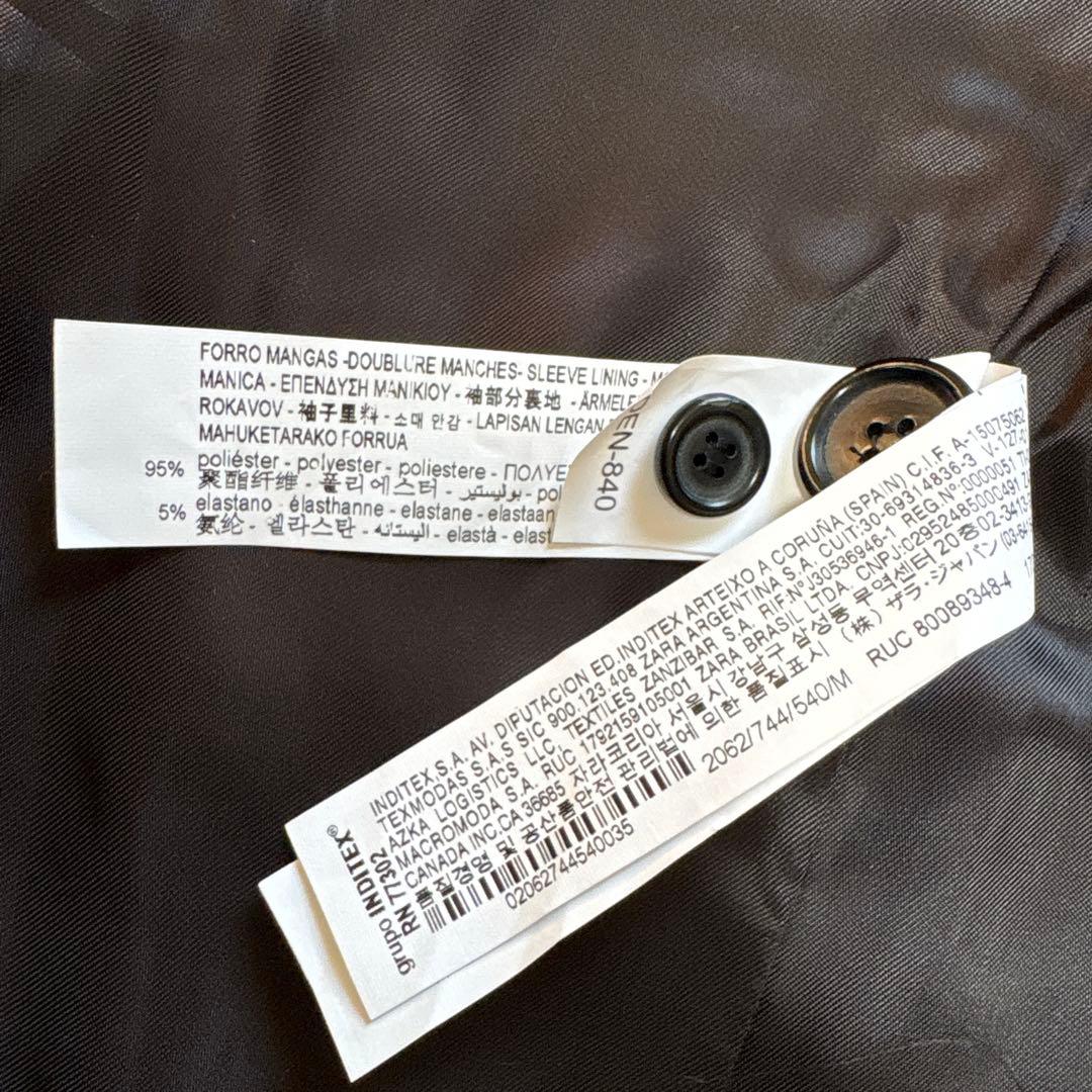 【新品】タグ付き✨ZARAザラ 近年モデル ダブルチェスターコート マンテコ