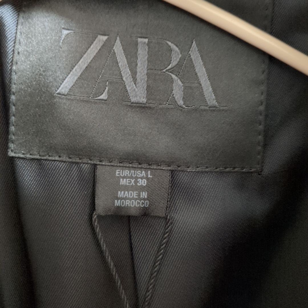 ZARA チェック柄 テーラードジャケット MEX 30