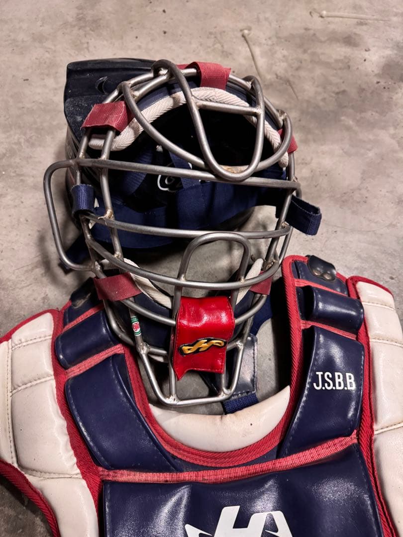 野球キャッチャー用プロテクター⭐︎ハタケヤマ⭐︎マスコットバットおまけ付き
