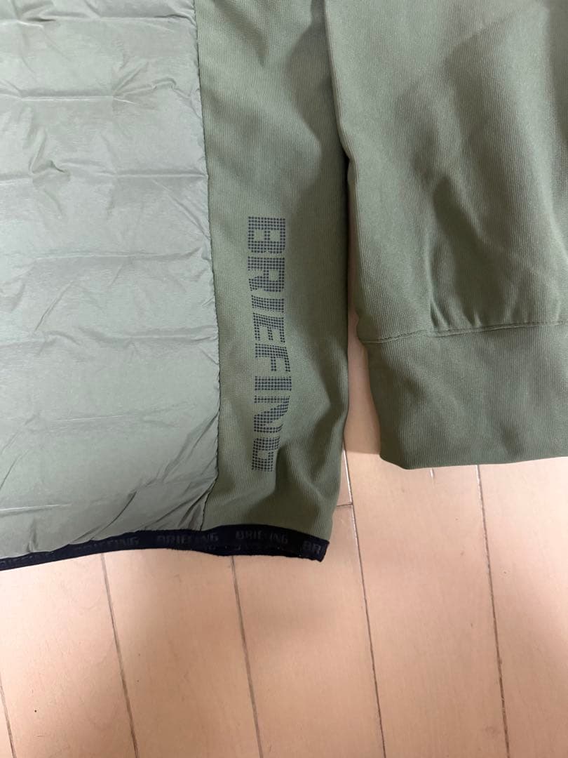 BRIEFING ブリーフィング　ハイブリッドダウン　クルーネック