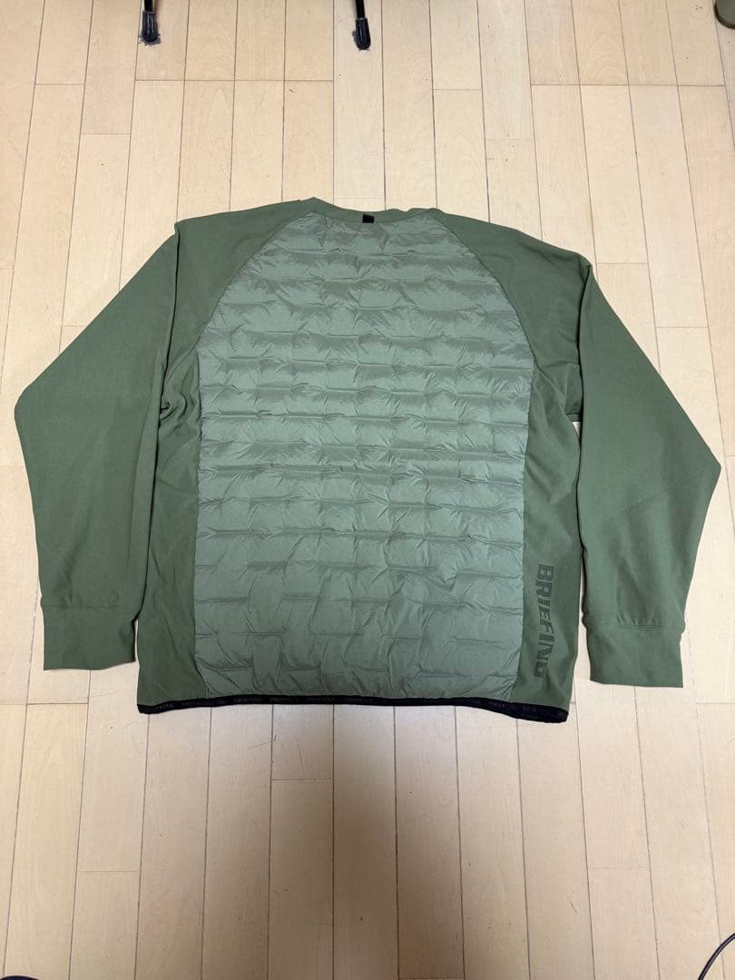 BRIEFING ブリーフィング　ハイブリッドダウン　クルーネック