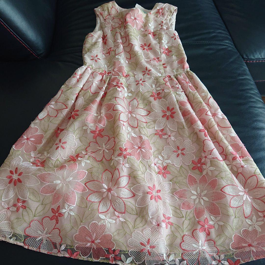 TOCCA 150 総刺繍 ワンピース カーディガン セット