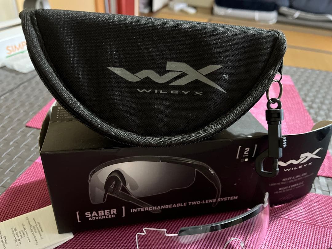 【美品】WILEY X SABER ADVANCED ゴーグル