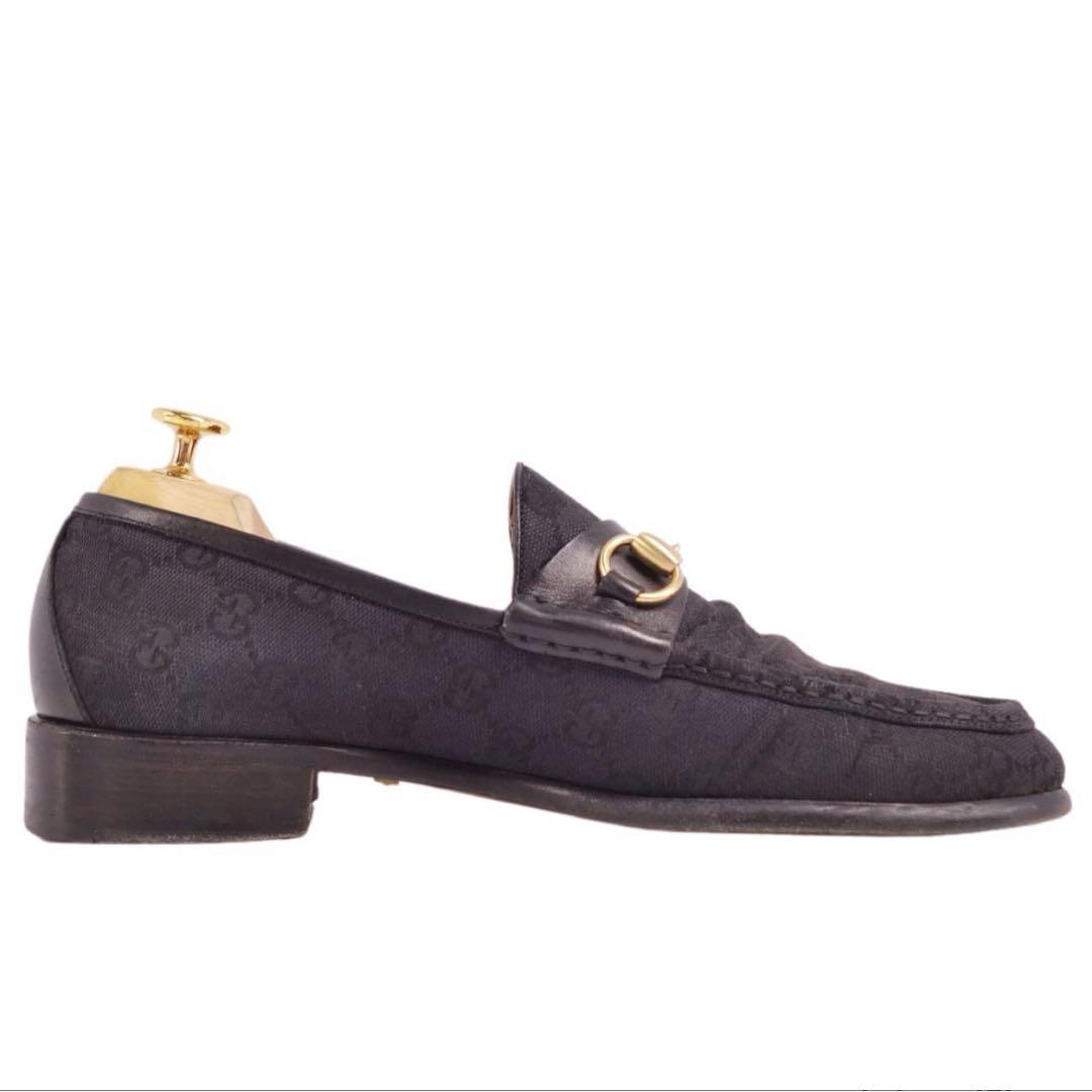 N*O様 GUCCI ローファー モカシン ホースビット GG柄 キャンバス